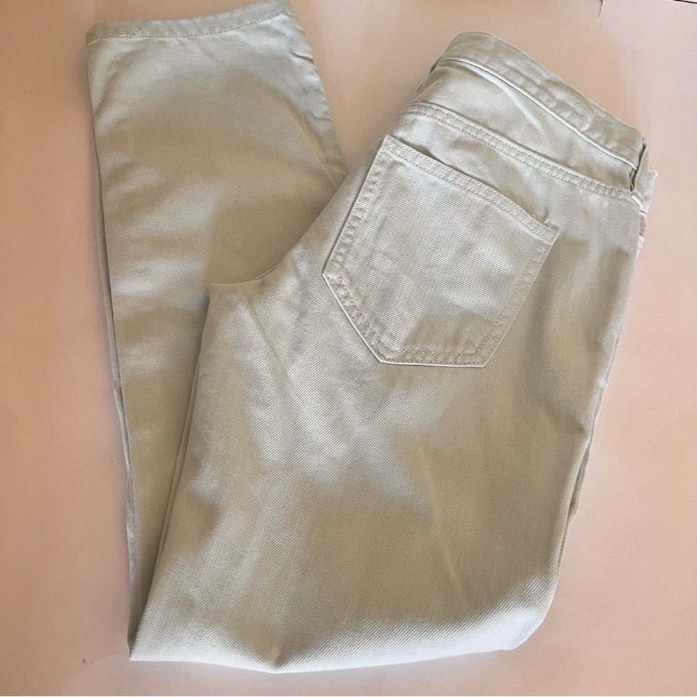 Ann Taylor LOFT 25/0 P Boyfriend jeans in pastel mint green